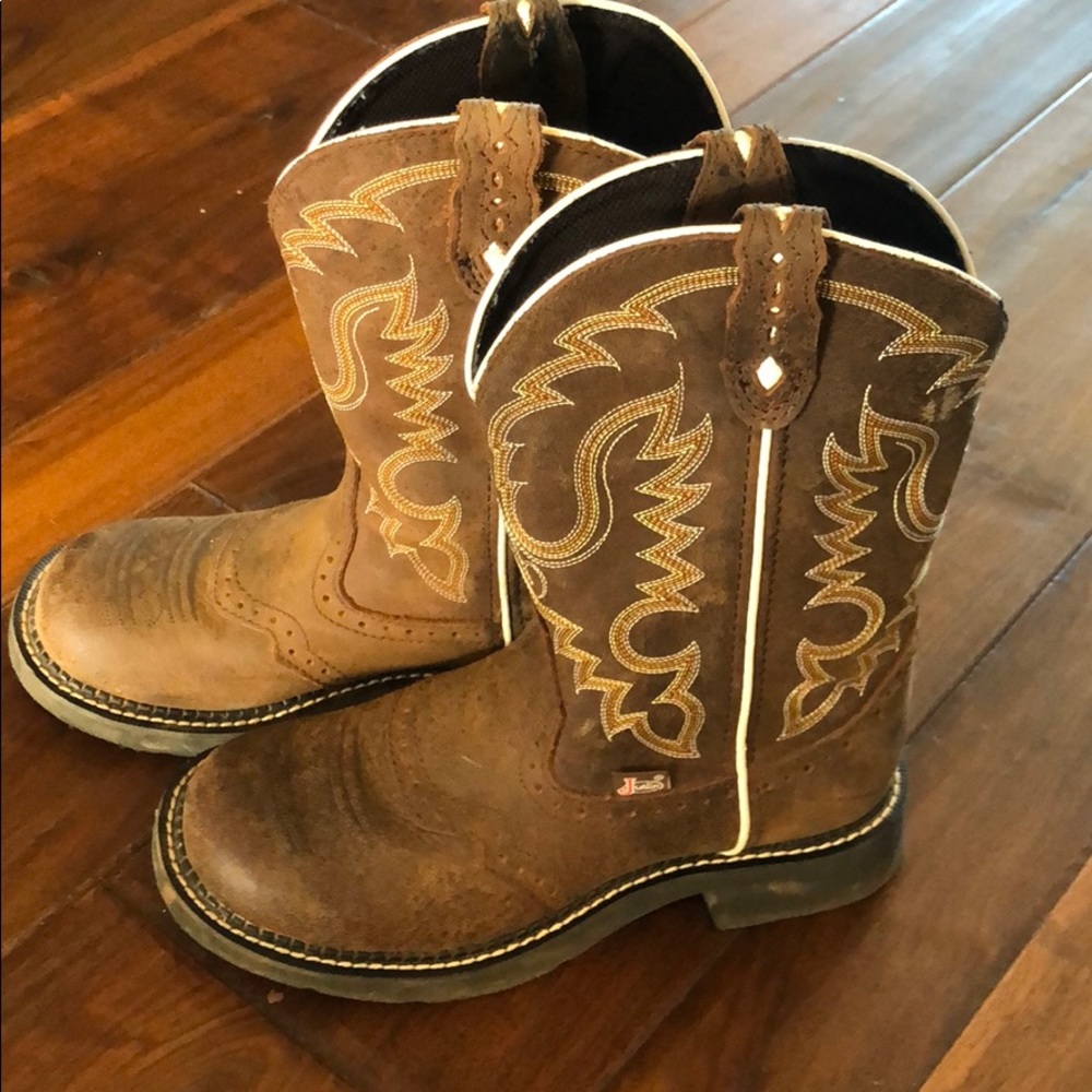 Justin boots size 6 1/2B